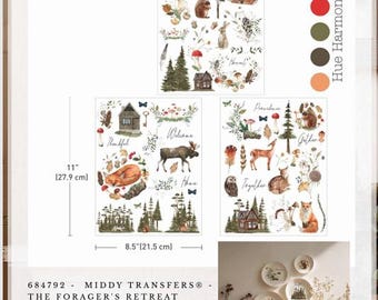 Re-design with Prima FORAGER'S RETREAT Fall Autumn 8.5 x 11 #684792 Limited Edition