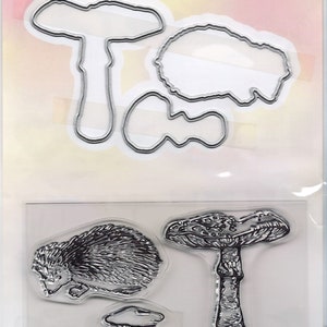 Jeu d'estampes et de matrices Marianne Design Tiny's MUSHROOMS #TC0886