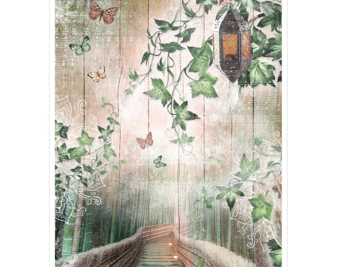 STUDIO LIGHT Decoupage Jenine's Mindful Art 5.0 NR 29 Rice Paper A4