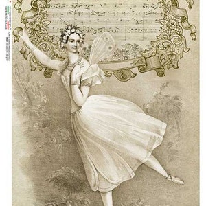 Paper Designs VINTAGE FAIRY 1 A4 Decoupage Rice Paper #FAIRIES 0087