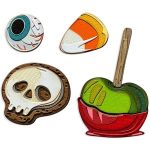 Sizzix Thinlits Dies by Tim Holtz TRICK Or TREAT COLORIZE Halloween #666002