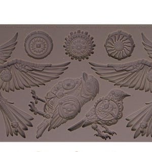 Re-Design with Prima GEARS OF FLIGHT Decor Moulds Mold 5X10 Food Resin #675141