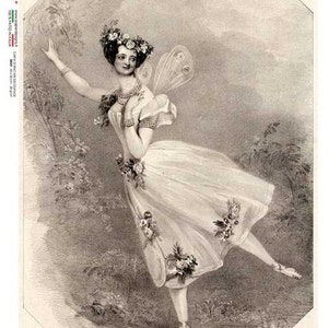 Paper Designs VINTAGE FAIRY 2 A4 Decoupage Rice Paper #FAIRIES 0088