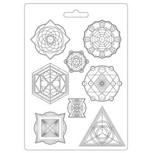Stamperia Soft Mould A4 ALCHEMY SYMBOLS Cold Pour #K3PTA4525