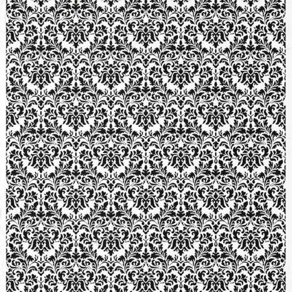 Black White Damask Etsy