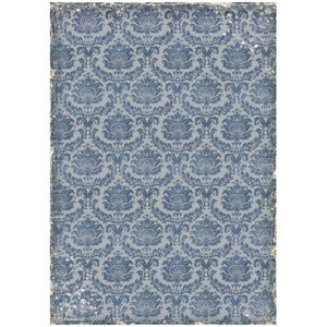 Stamperia VINTAGE LIBRARY WALLPAPER Decoupage Rice Paper A4 #DFSA4756