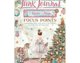 Stamperia WINTER Magic A5 Junk Journal PUNTOS CLAVE para Artes y Manualidades #SBJKS04