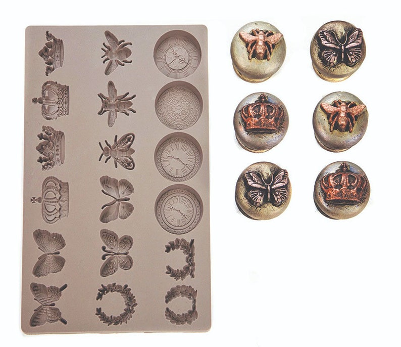 Food Safe Heat Resistant REGAL FINDINGS Re-Design Prima Decor Moulds Molds Resin Clay #638863