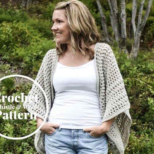 crochet boho cardigan pattern