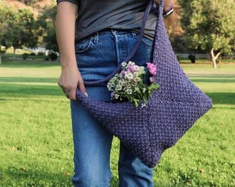 Faire Market Tote KNITTING PATTERN • Easy Knit Bag (PDF Pattern)
