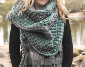 Cobblestone Pattern Warm Scarf Shawl Latest Fashion Womens Modern Print Wrap