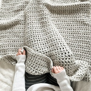 Thistle Throw Crochet Blanket Pattern, Beginner Friendly (PDF Pattern)