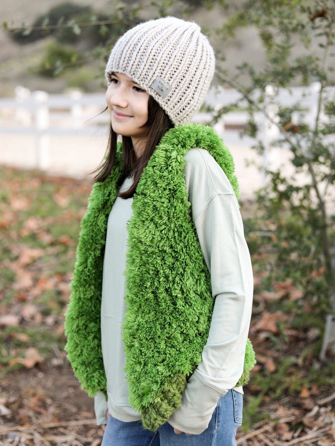 Brisk Fur Vest, CROCHET PATTERN, Childrens Vest, Super Soft, Toggle ...