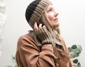 Texture Set, Crochet Pattern • Alpaca Hat and Gloves (PDF Pattern)