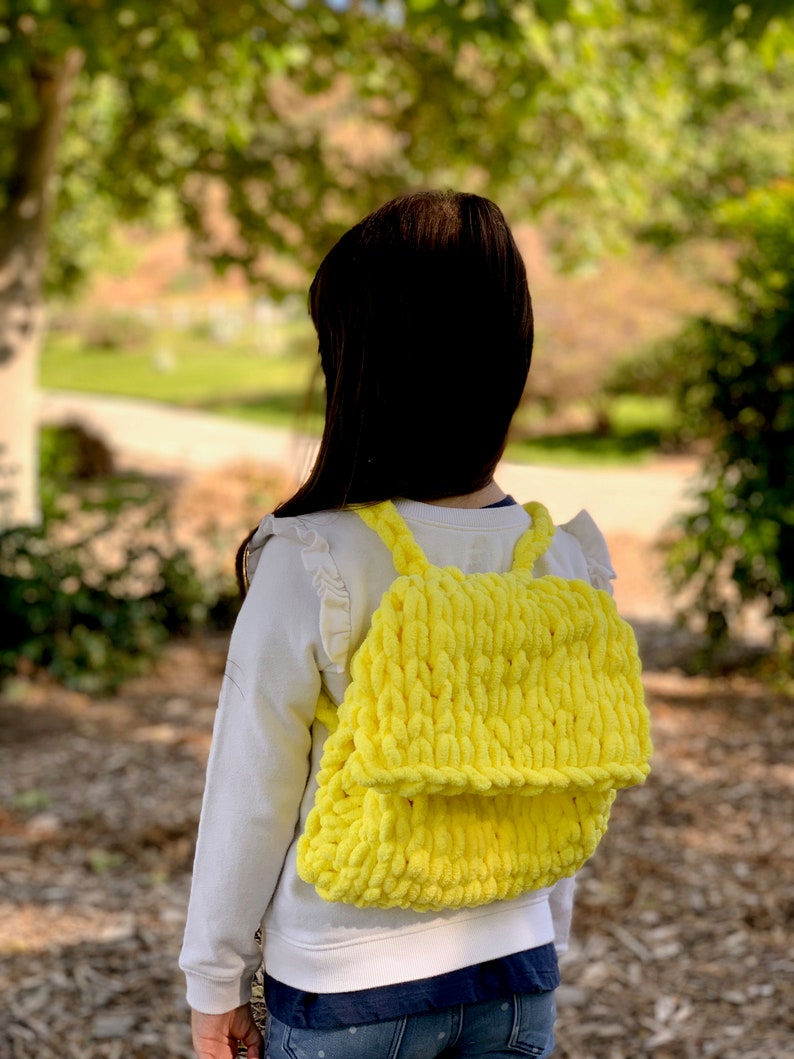 Off the Hook Yarn Pattern Bexley Backpack Kids Backpack Etsy