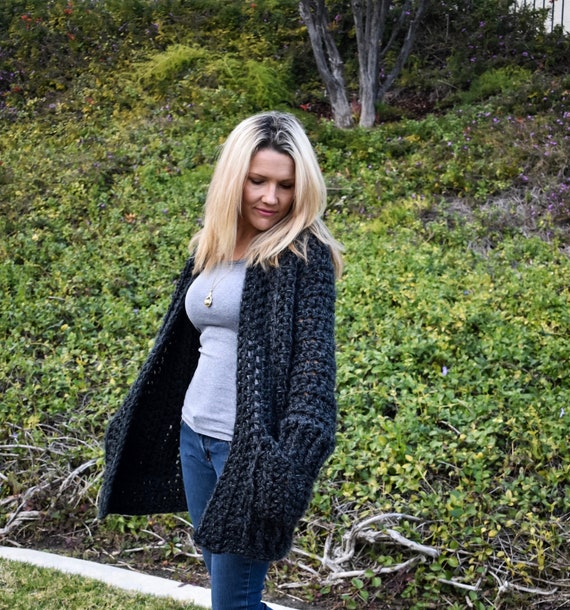 CROCHET Pattern•crochet Cardigan,sizes XS/S Through 4x CROCHET Pattern•crochet Cardigan,sizes XS/S Through 4x