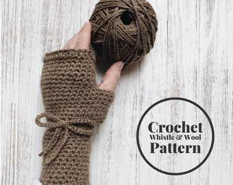 CROCHET PATTERN•Crochet Gloves•Fingerless Gloves•DIY Gloves•Winter Gloves•The Bingsley Gloves