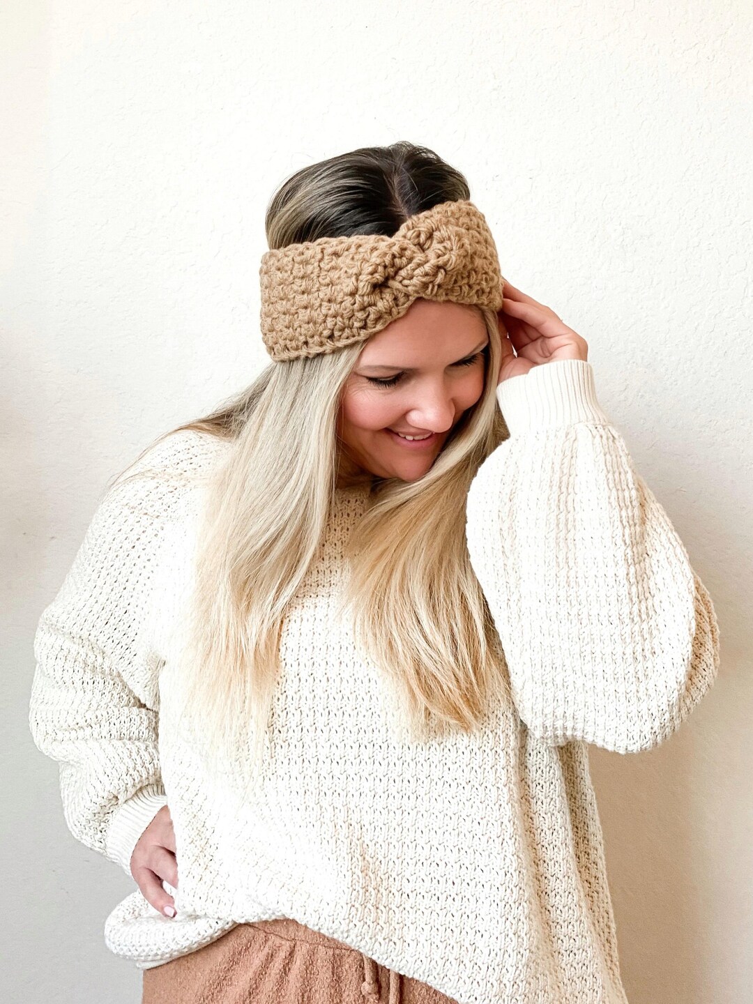 Ameri VINTAGE - MEDI CROCHET LAYERED KNIT(ベージュ) Ameri（アメリ）の「MEDI CROCHET LAYERED KNIT（ニット