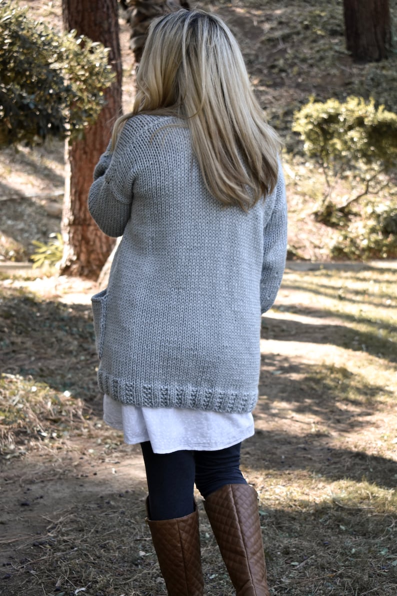 KNITTING PATTERNFalling into Comfort-oversized sweater-fomfy sweater-Easy Knit Sweater xs s, m, l, xl, 2x, 3x, 4x whistle and wool image 5