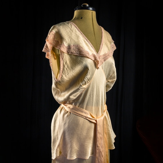 Vintage Pyjama Lingerie Set, Original Art Deco Pe… - image 9