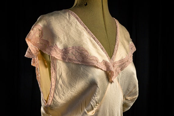 Vintage Pyjama Lingerie Set, Original Art Deco Pe… - image 10