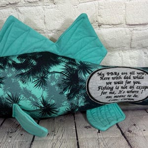 The Harbor Fish – Custom Memory Fish Made From Loved One’s Clothing | Angler Keepsake | Handmade in SC afbeelding 16