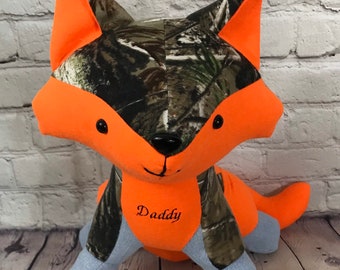 Fox made from clothing