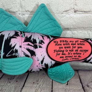 The Harbor Fish – Custom Memory Fish Made From Loved One’s Clothing | Angler Keepsake | Handmade in SC afbeelding 12