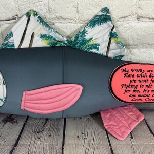 The Harbor Fish – Custom Memory Fish Made From Loved One’s Clothing | Angler Keepsake | Handmade in SC afbeelding 14