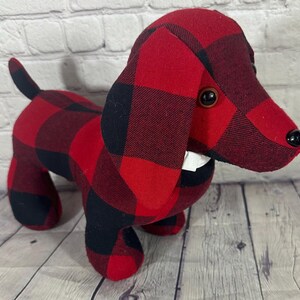 Custom Memory Dachshund Dog from Loved One's Clothing - Weenie Dog Memorial Keepsake - Personalized Sympathy Gift from Clothing