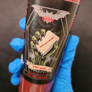 PRE ORDER - Chum Body Wash | Ocean Scent Shower Gel | Vegan Handmade | Gothic Bath & Body | Halloween Gift | Men's | Women's
