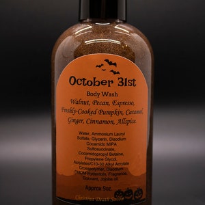 October 31st | Men&#39;s body Wash | Women&#39;s Body Wash