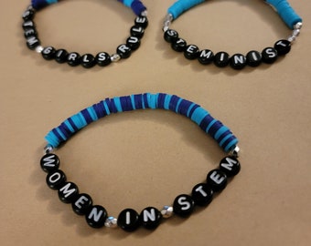 Personalized STEM Bracelets with Binary Code names
