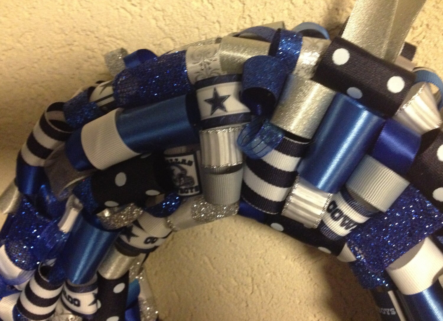 NFL Football Team Ribbon Wreath. Great for events & room Etsy