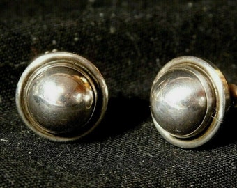 Georg Jensen Sterling Earrings Number 106 Screw Back Denmark | Etsy