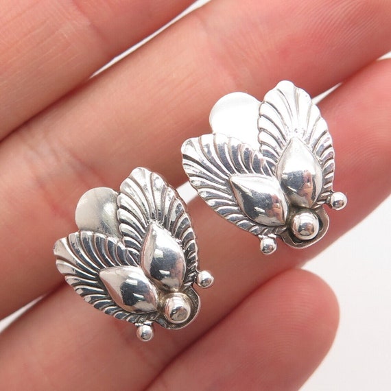 Georg jensen store silver earrings