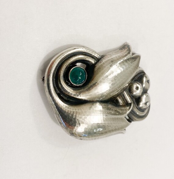 Georg Jensen Sterling Brooch Number 100C Denmark - Etsy