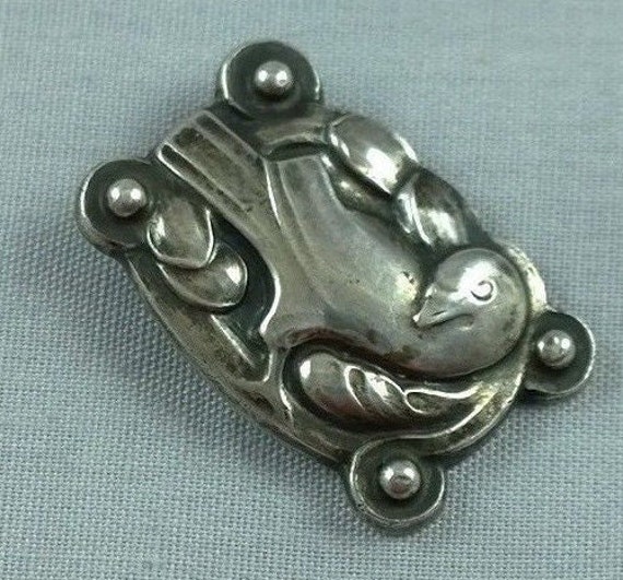 Georg Jensen Sterling Brooch/Pin number 198 1920'… - image 3