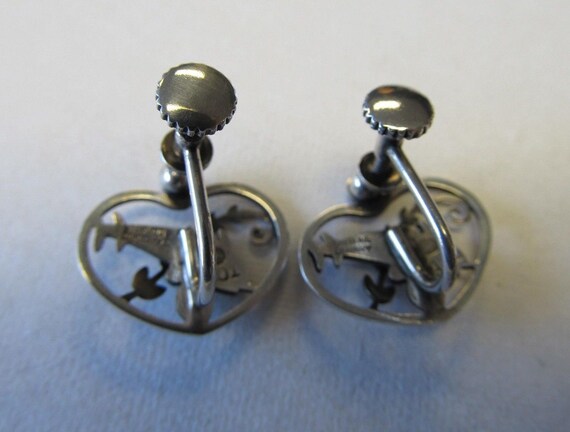 Georg Jensen Sterling earrings number 101 Denmark… - image 2