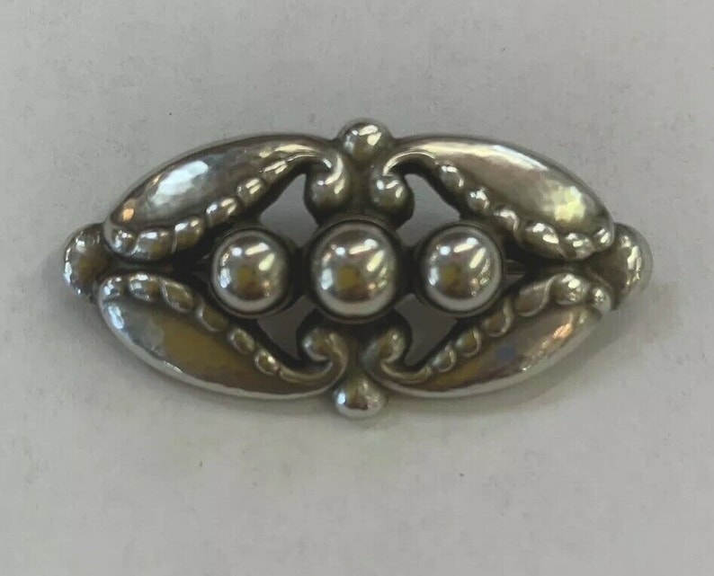 Georg Jensen Sterling brooch number 156 Denmark