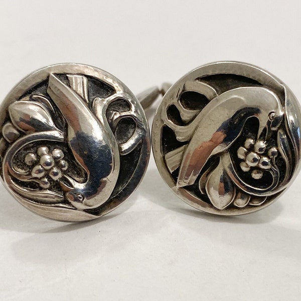 Georg Jensen Sterling cufflinks number 43 Denmark