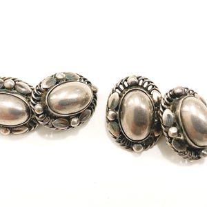 Georg Jensen Sterling Art Nouveau cufflinks number 17 Denmark NEW PRICE!