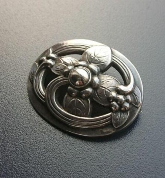 ジョージ ジェンセン スターリング ブローチ ナンバー 138 デンマーク