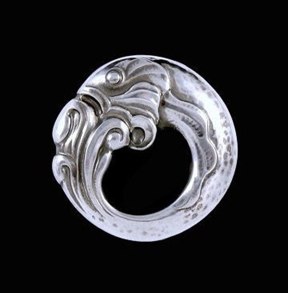 Georg Jensen Sterling brooch number 10 Denmark