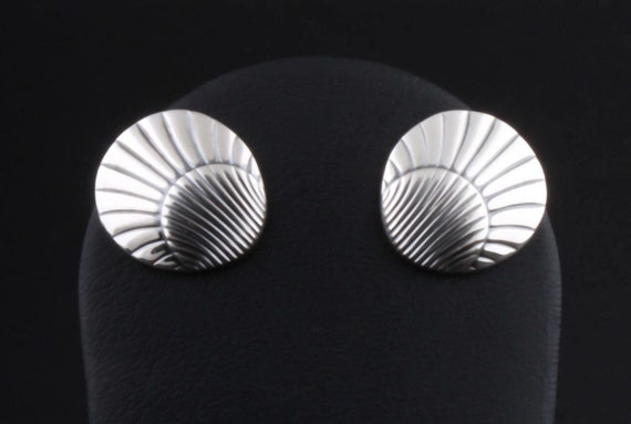 Georg Jensen Sterling earrings number 107 Denmark - image 1