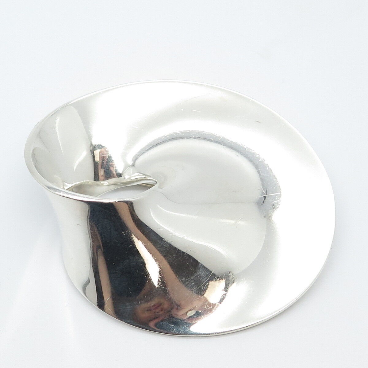 Georg Jensen Large Sterling MOBIUS brooch number 374 Denmark