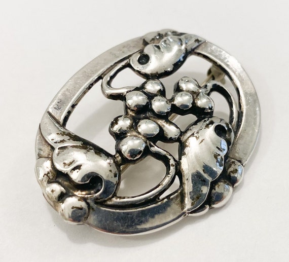 Georg Jensen Silver brooch number 101 Denmark - image 2