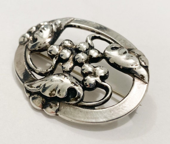 Georg Jensen Silver brooch number 101 Denmark - image 3