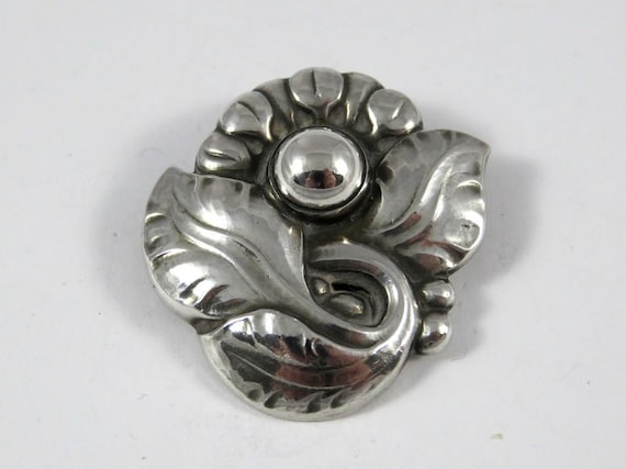 Georg Jensen Sterling brooch number 71 Denmark - image 1