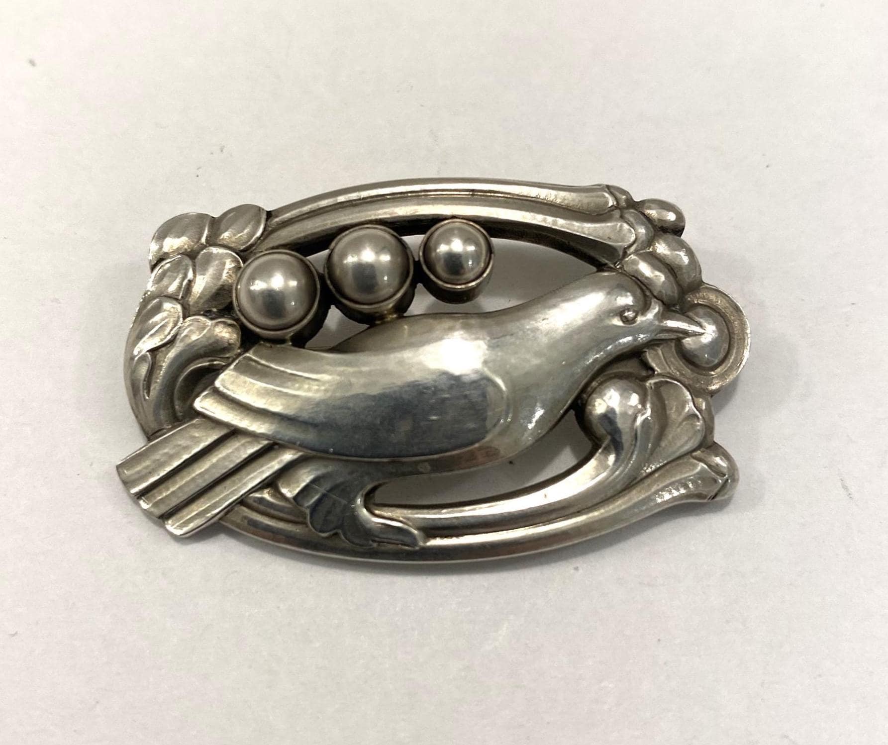  Gensen ブローチ　325 Denmark silver925 Georg Jensen Silver 